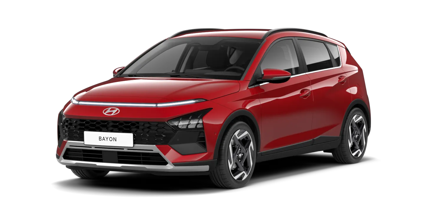 Hyundai BAYON dragon red  Mäkelän Auto Järvenpää