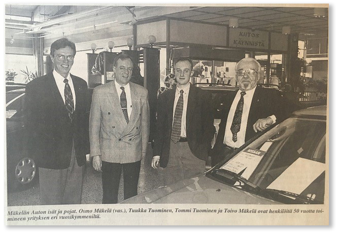 Mäkelän Auton isät ja pojat